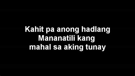 Song with lyrics saan nanggagaling ang mga salita